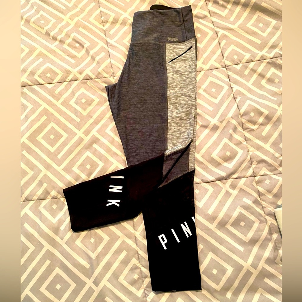PINK Ultimate leggings with mesh panels